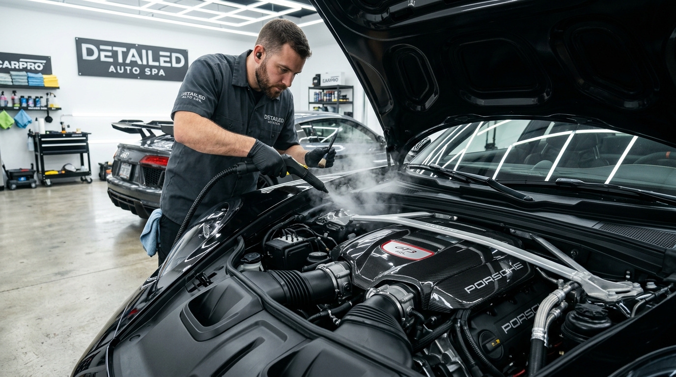 Lavado técnico de motor DetailingDrMx